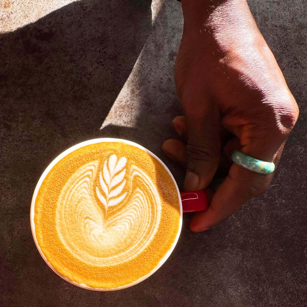 Rhostio Coffee Cardiff Latte Art